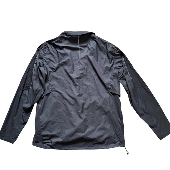 Lululemon Active Jacket Black Sz XL Light Windbreaker Hooded Running Jacket - Picture 6 of 10
